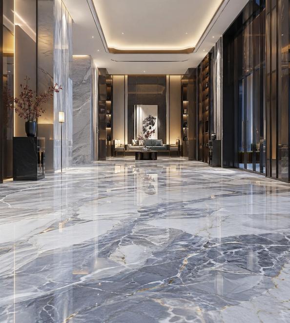 Luxury marble floor
